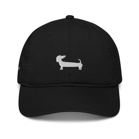NW Dachshund Dad Hat - White Embroidery - Nina Woof