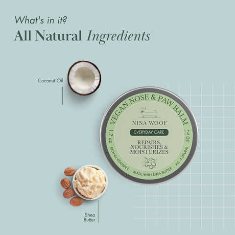 Dog Vegan Nose and Paw Balm - Nina Woof