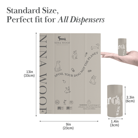 Waste Bags - Biodegradable and Compostable - Nina Woof