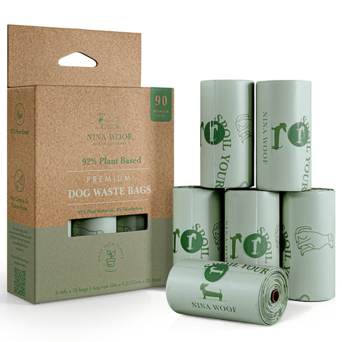 Waste Bags - Plant Based - Nina Woof