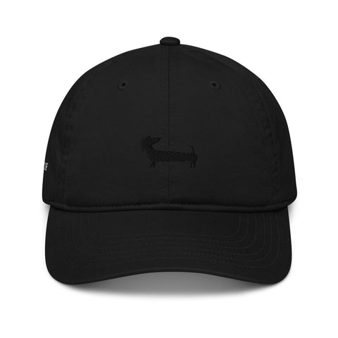 NW Dachshund Dad Hat - Black Embroidery - Nina Woof