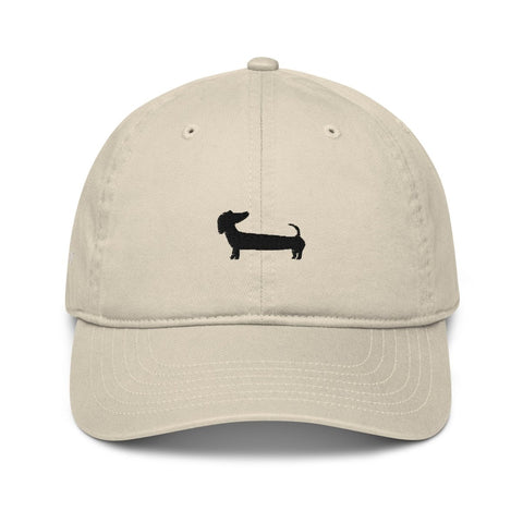 NW Dachshund Dad Hat - Black Embroidery - Nina Woof