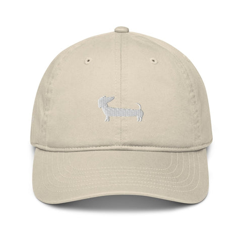 NW Dachshund Dad Hat - White Embroidery - Nina Woof