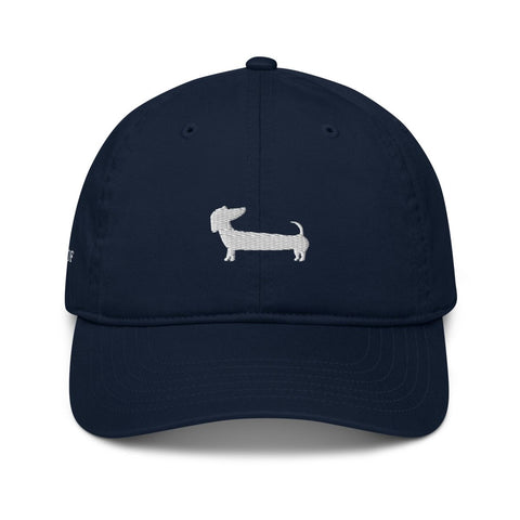 NW Dachshund Dad Hat - White Embroidery - Nina Woof