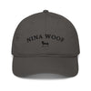 NW Varsity Organic Dad Hat - Black Embroidery - Nina Woof