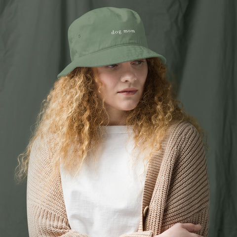 Organic "Dog Mom" Bucket Hat - Nina Woof