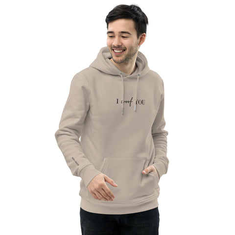 Organic "I Woof You" Unisex Hoodie - Nina Woof