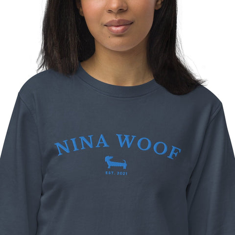 Unisex organic sweatshirt - Nina Woof