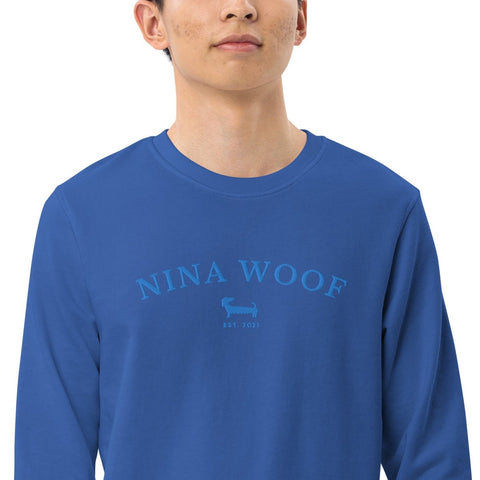 Unisex organic sweatshirt - Nina Woof